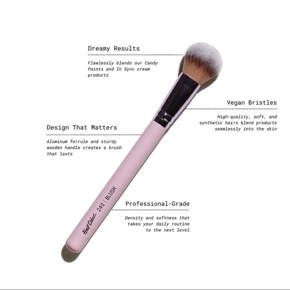 $10 or 5/$25 Half Caked Blush Brush #240 - Picture 3 of 6